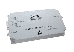 Broadband high-power amplifier with a frequency range from 500 MHz to 2500 MHz, multi‑octave, with a gain of 48 dB and an output power of 50 W