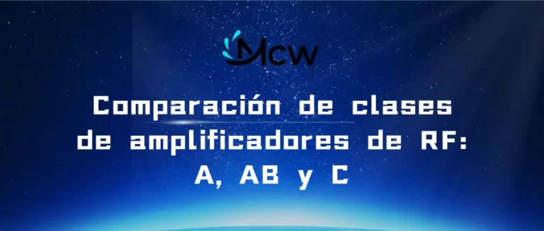 Comparación de clases de amplificadores de RF A, AB y C