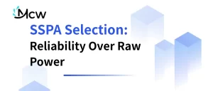 Modern solid state power amplifier SSPA internal module for RF testing