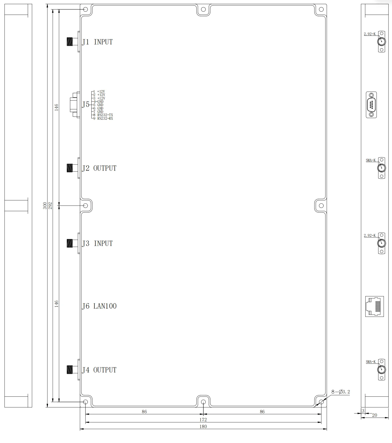 18-40GHz schematic diagram