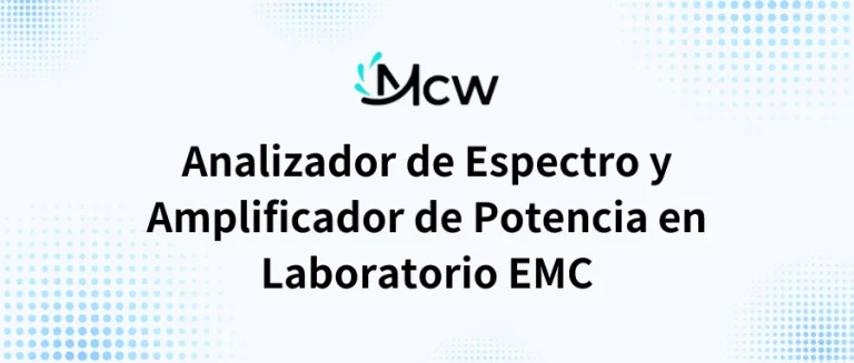Analizador de Espectro y Amplificador de Potencia en Laboratorio EMC