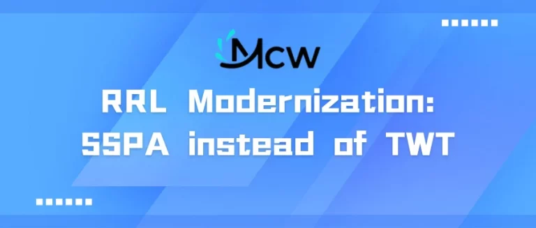 RRL Modernization SSPA instead of TWT