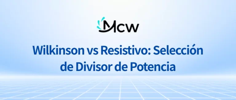 Wilkinson vs Resistivo Selección de Divisor de Potencia