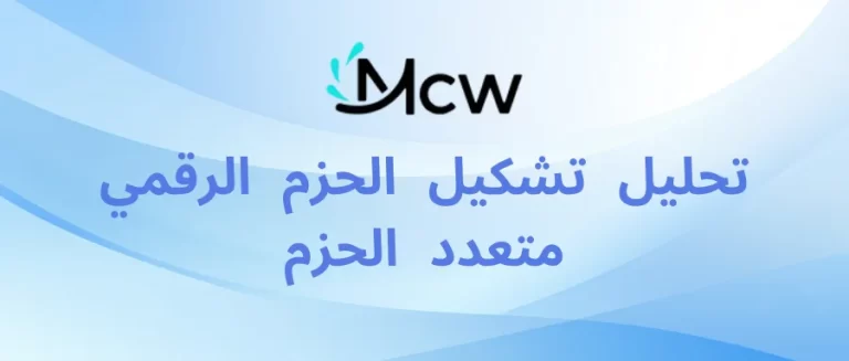 تحليل تشكيل الحزم الرقمي متعدد الحزم