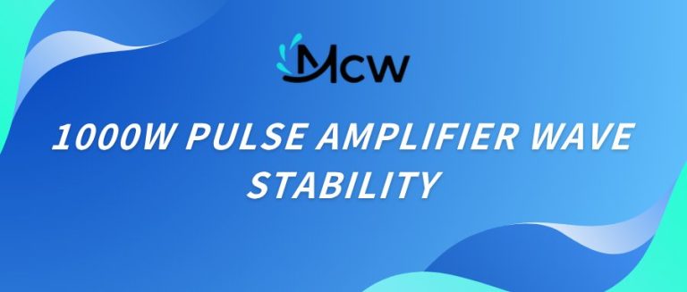1000W PULSE AMPLIFIER WAVE STABILITY