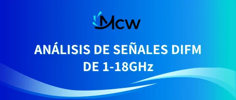 ANÁLISIS DE SEÑALES DIFM DE 1-18GHz