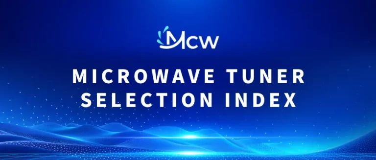 MICROWAVE TUNER SELECTION INDEX