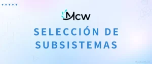 SELECCIÓN DE SUBSISTEMAS