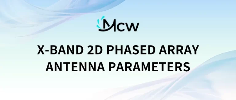 X-BAND 2D PHASED ARRAY ANTENNA PARAMETERS