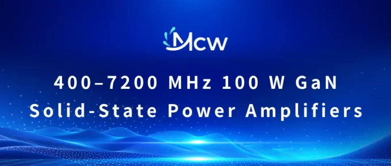 400–7200 MHz 100 W GaN Solid-State Power Amplifiers