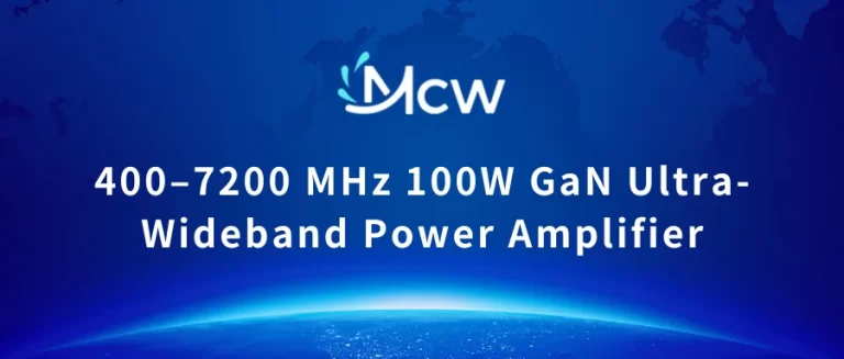 400–7200 MHz 100W GaN Ultra-Wideband Power Amplifier