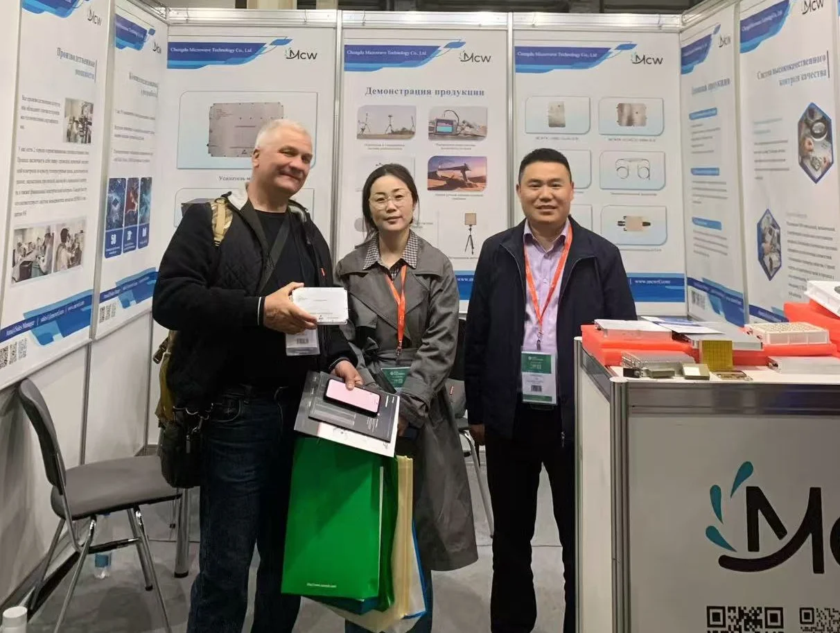MCW team at global microwave exhibitions