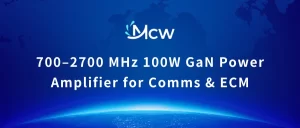 700–2700 MHz 100W GaN Power Amplifier for Comms & ECM