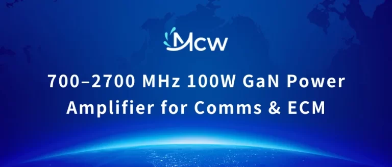 700–2700 MHz 100W GaN Power Amplifier for Comms & ECM