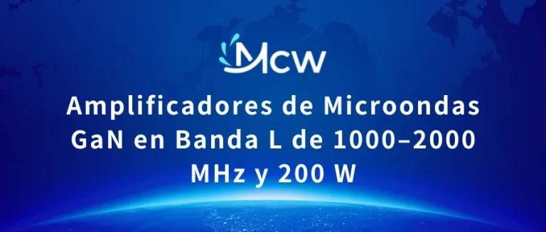 Amplificadores de Microondas GaN en Banda L de 1000–2000 MHz y 200 W