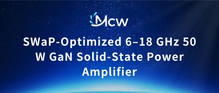 SWaP-Optimized 6–18 GHz 50 W GaN Solid-State Power Amplifier