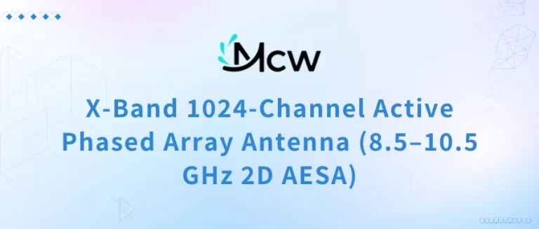 X-Band 1024-Channel Active Phased Array Antenna (8.5–10.5 GHz 2D AESA)
