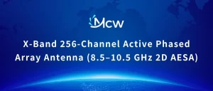 X-Band 256-Channel Active Phased Array Antenna (8.5–10.5 GHz 2D AESA)