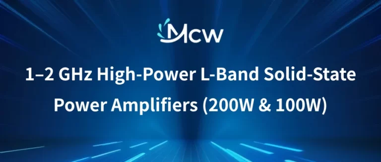 1–2 GHz High-Power L-Band Solid-State Power Amplifiers (200W & 100W)