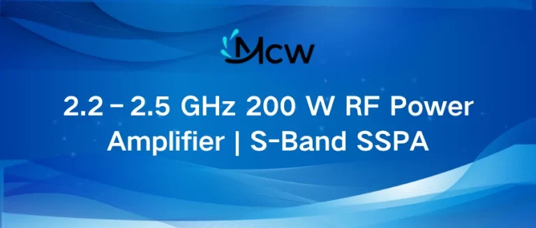 2.2–2.5 GHz 200 W RF Power Amplifier S-Band SSPA