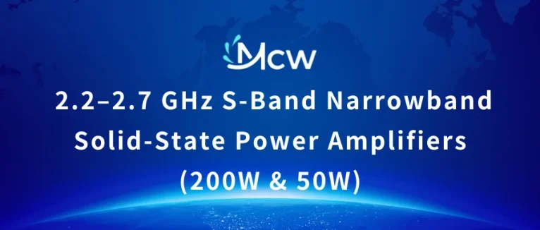 2.2–2.7 GHz S-Band Narrowband Solid-State Power Amplifiers (200W & 50W)