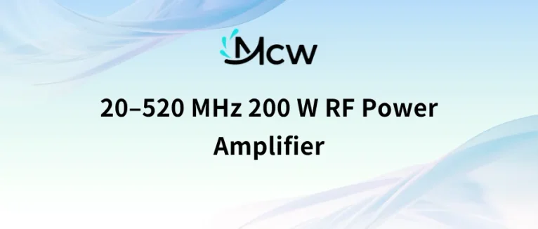 20–520 MHz 200 W RF Power Amplifier