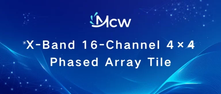 MCWRF X-Band 16-Channel 4×4 Phased Array Tile