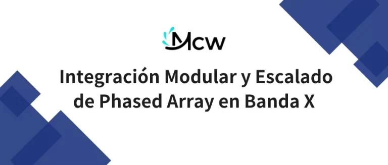 Integración Modular y Escalado de Phased Array en Banda X