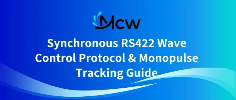 Synchronous RS422 Wave Control Protocol & Monopulse Tracking Guide