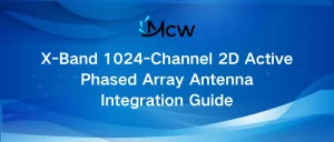 X-Band 1024-Channel 2D Active Phased Array Antenna Integration Guide