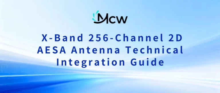 X-Band 256-Channel 2D AESA Antenna Technical Integration Guide