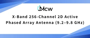 X-Band 256-Channel 2D Active Phased Array Antenna (9.2–9.8 GHz)