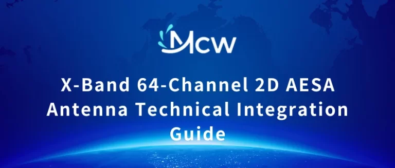 X-Band 64-Channel 2D AESA Antenna Technical Integration Guide