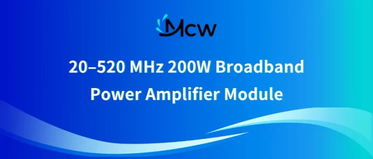 20–520 MHz 200W Broadband Power Amplifier Module