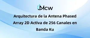 Antena Phased Array 2D Activa de 256 Canales en Banda Ku