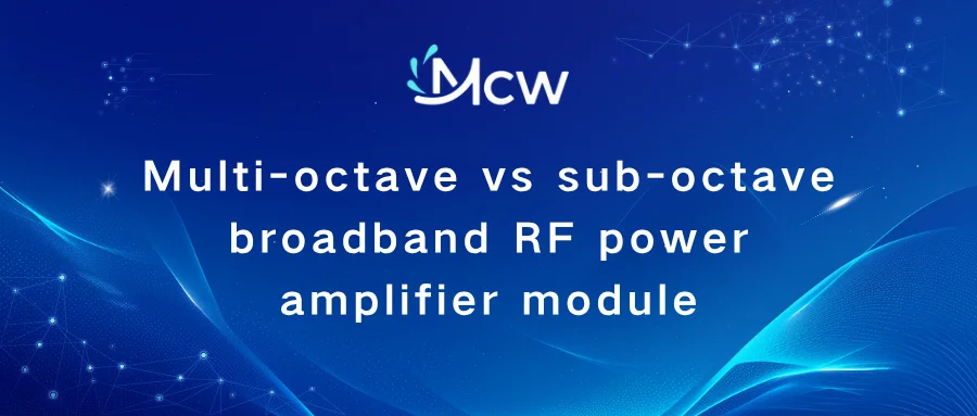 Multi-octave vs sub-octave broadband RF power amplifier module