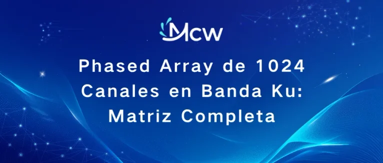 Phased Array de 1024 Canales en Banda Ku Matriz Completa