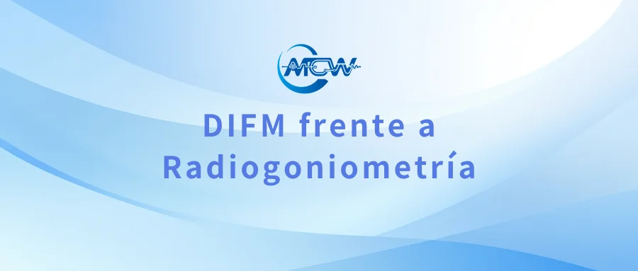 Diagrama de arquitectura que ilustra la división de funciones entre la medición digital instantánea de frecuencia (DIFM) y las matrices de radiogoniometría