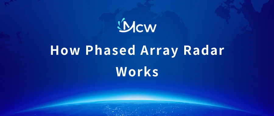 Engineering diagram of phased array beam steering physics comparing mechanical, PESA, and AESA radar architectures