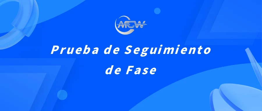 Diagrama de bloques del banco de pruebas para verificar el seguimiento y la deriva de fase en un convertidor de microondas de dos canales mediante fuente coherente y análisis vectorial
